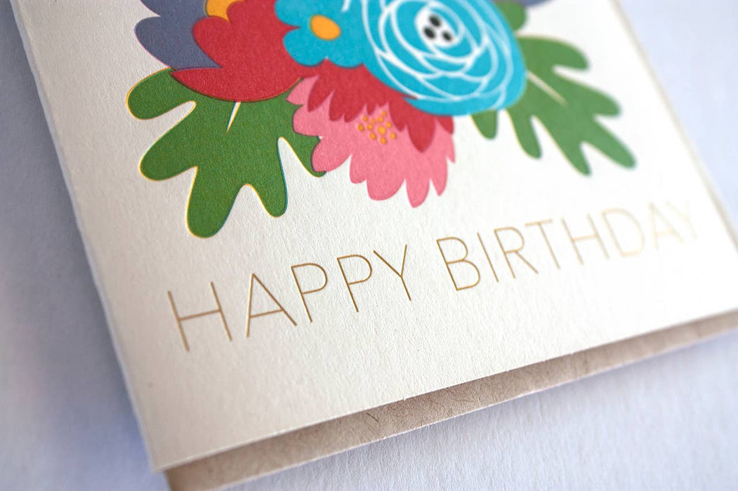 Birthday Flowers Card