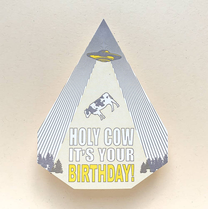 Holy Cow It's Your Birthday Card