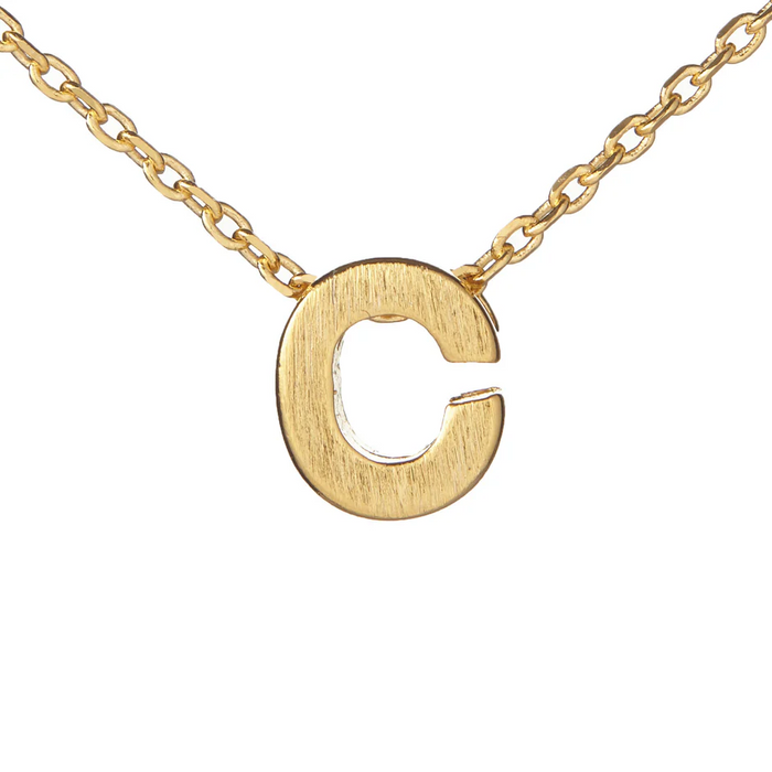 Gold Initial Necklace