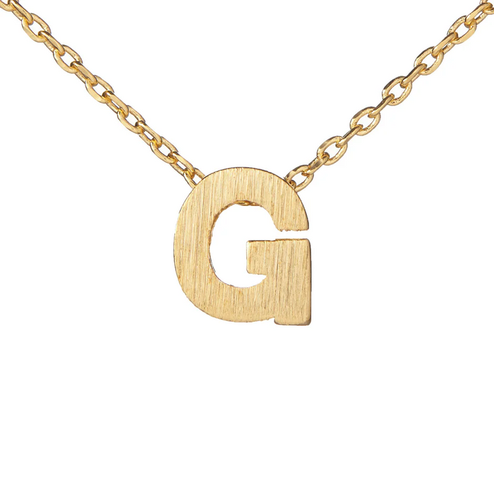 Gold Initial Necklace
