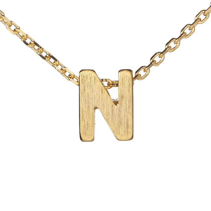 Gold Initial Necklace