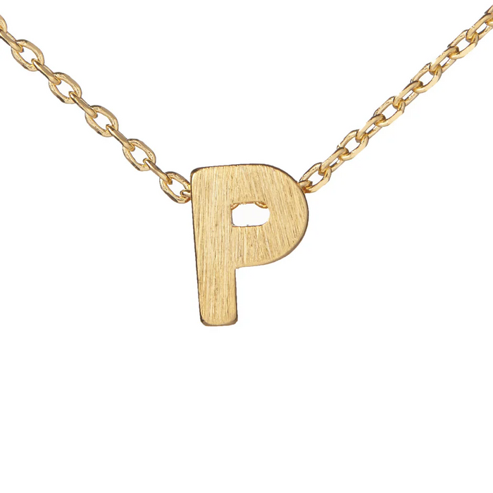 Gold Initial Necklace