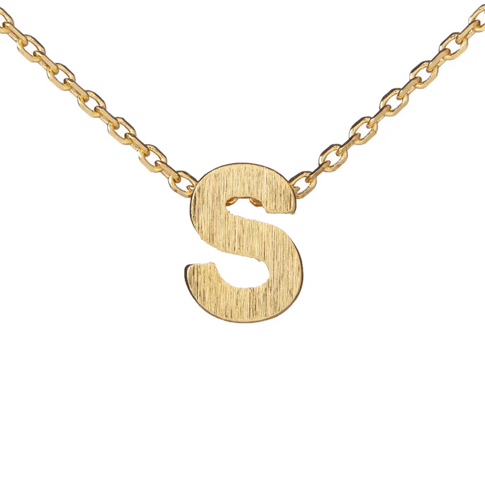 Gold Initial Necklace