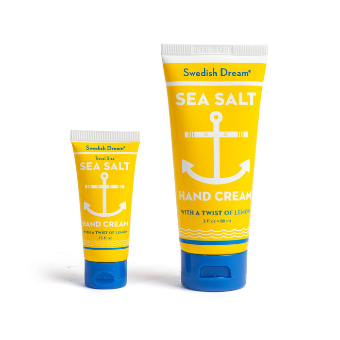 Sea Salt Lemon Hand Cream – Travel Size Hydrating Lotion
