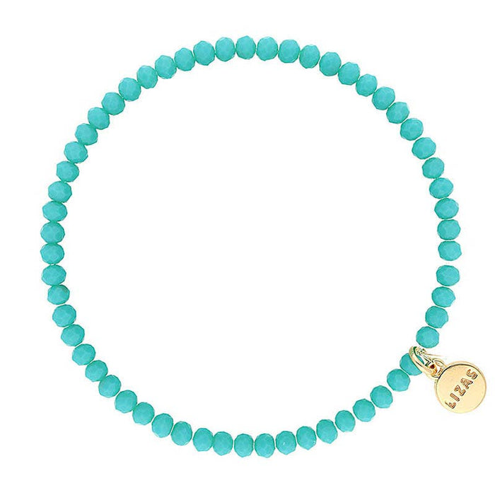 Fineville 3mm Crystal Bracelet- Petrol