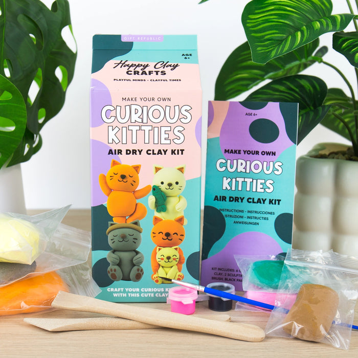 Cat Air Dry Clay Kit