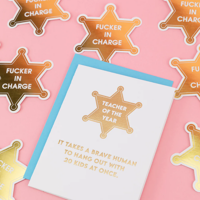 It Takes A Brave Human Teacher Appreciation Card