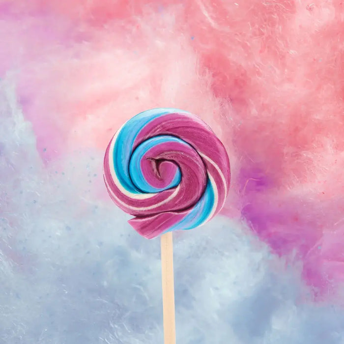 Handmade Lollipop - Tie Dye Cotton Candy - 1 oz