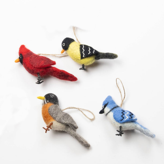 Ornament - Birds - Set of 5