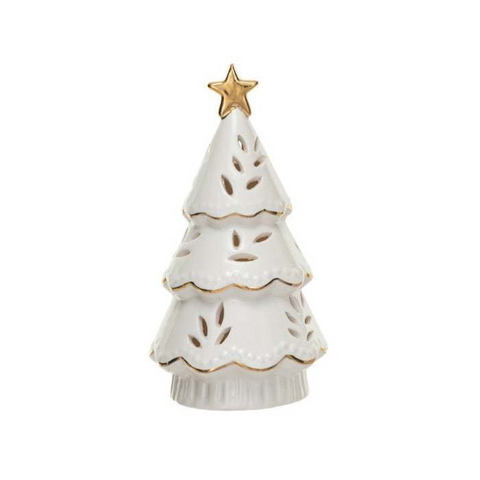 Stoneware Christmas Tree LED light up