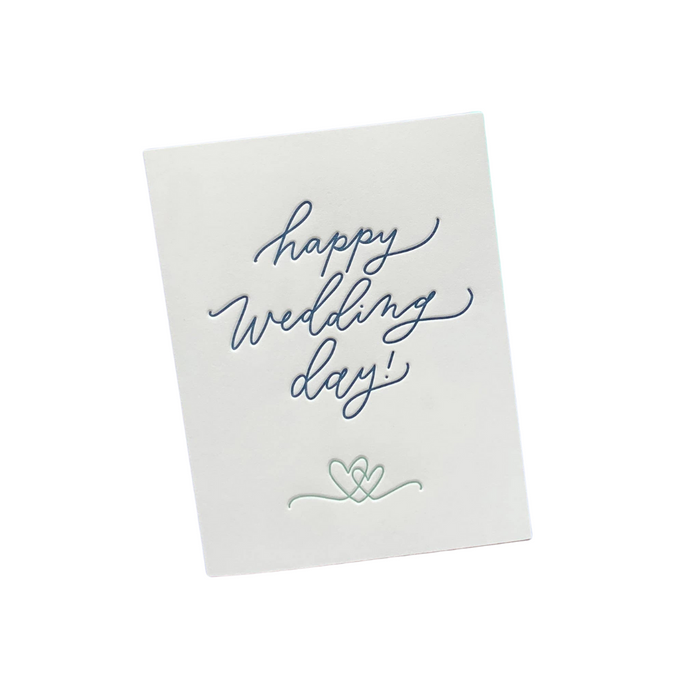 Happy Wedding Day Script Card