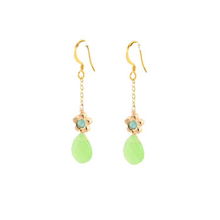 Flower Child Chain Earrings