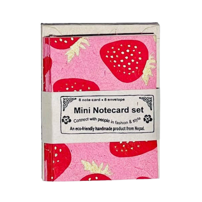 Mini Strawberry Notecard Set