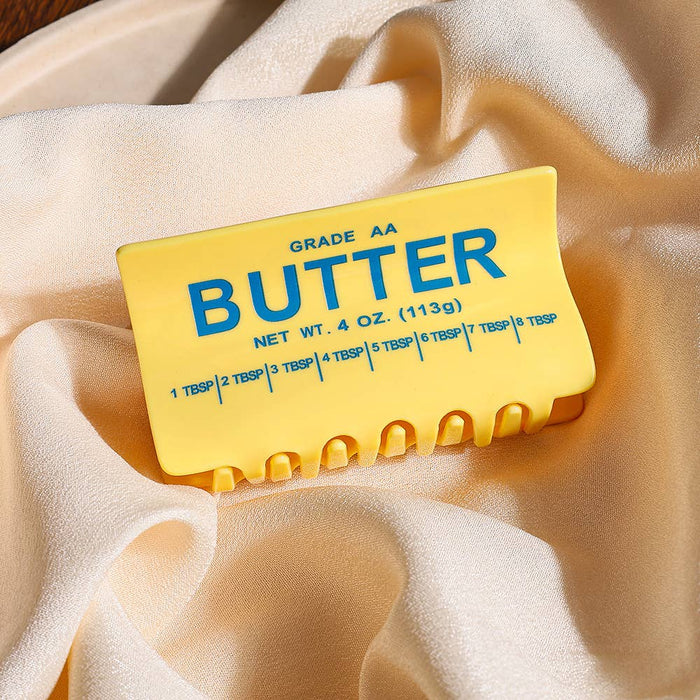 Fun Grade AA Butter Block Shaped Hair Claw Food Inspired
