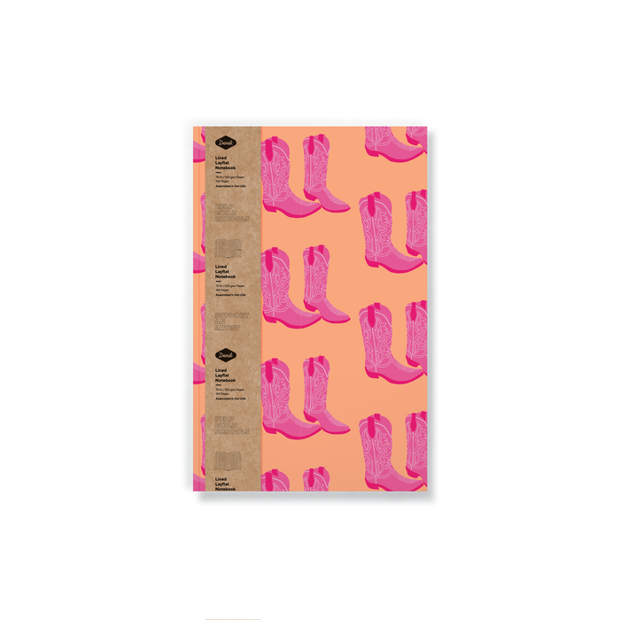 Pink on Blush Classic Layflat Notebook