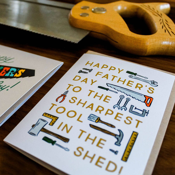 Sharpest Tool Father's Day Card