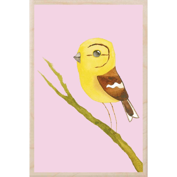 Yellowhammer Sustainable Wooden Postcard