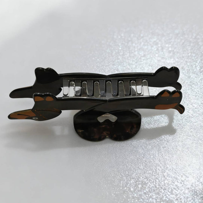 Adorable Heart Body Dachshund Dog Hair Clip
