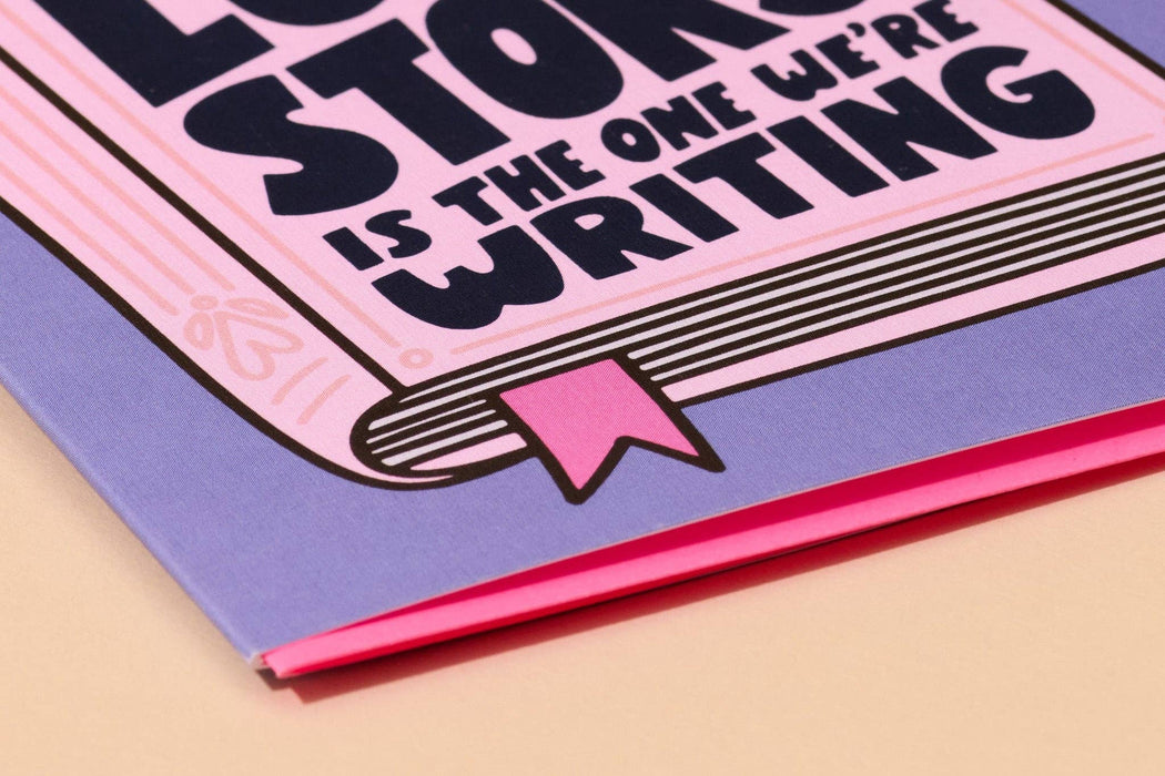 Our Love Story Anniversary Card
