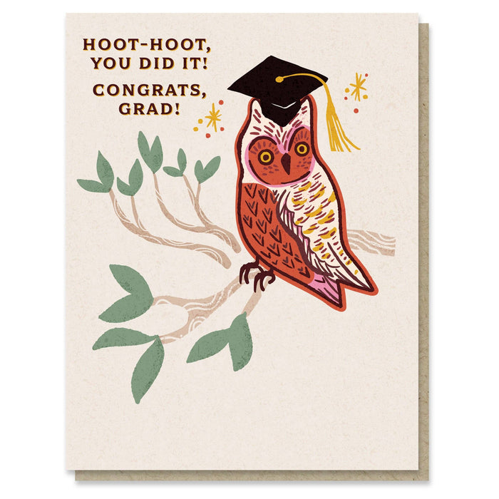 Owl Graduation Card