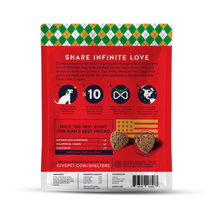 Muttcracker Soft-Baked Dog Treats - 6oz Bag