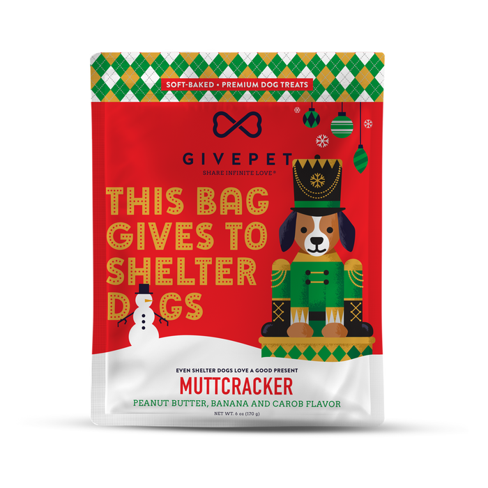 Muttcracker Soft-Baked Dog Treats - 6oz Bag