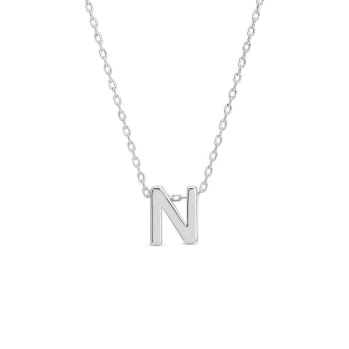 Small Initial Necklace