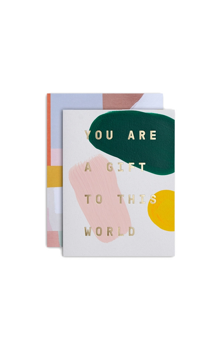 Gift To This World hand-painted Card