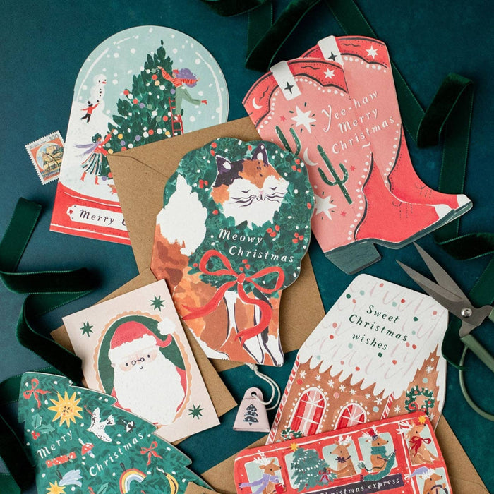 Santa Mini Christmas Card