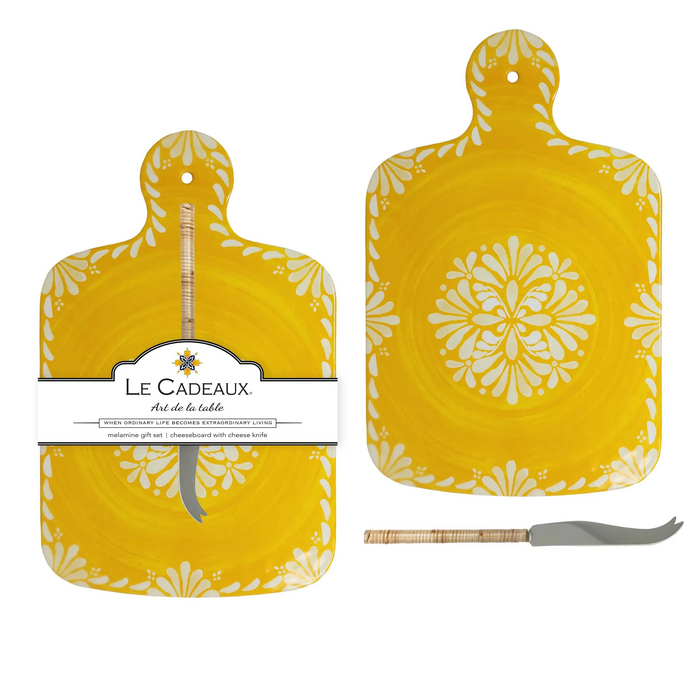 Yellow Cheeseboard Gift Set