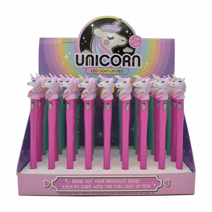 Unicorn LED Light Up Pens