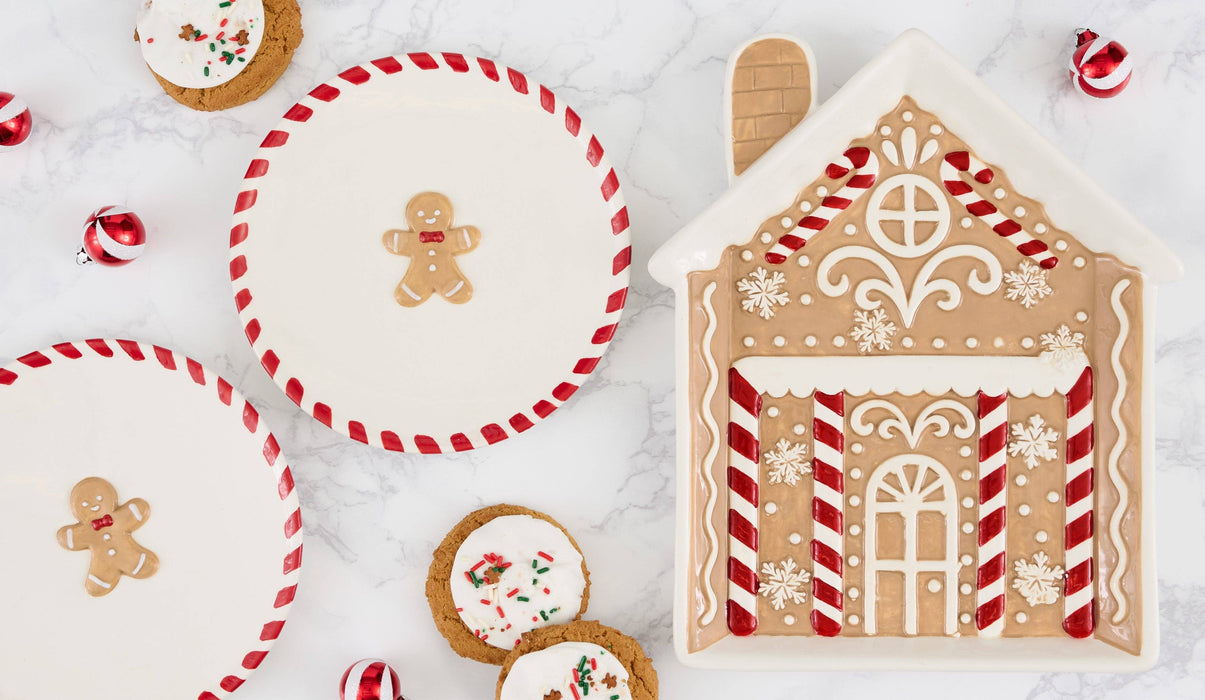 Gingerbread House Cookie Plate