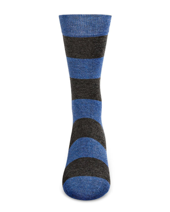 Rugby Stripe Cashmere Men's Crew
