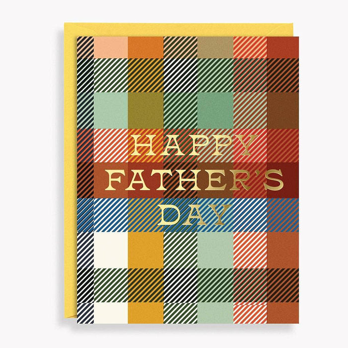 Plaid Father's Day Card