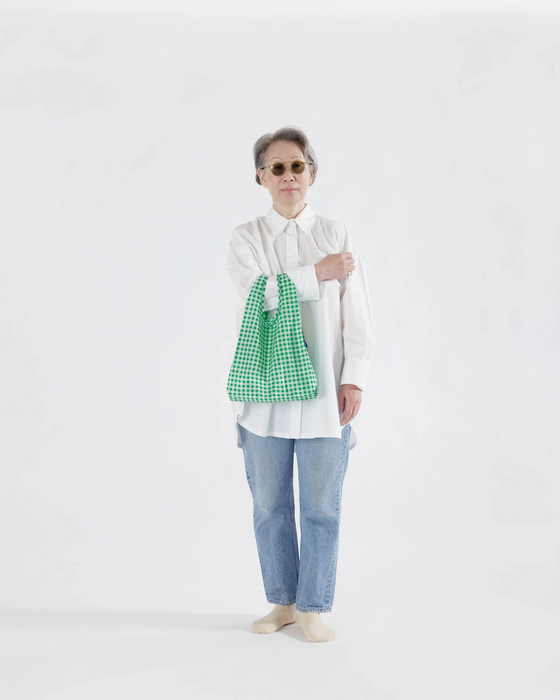 Baby Baggu- Green Gingham