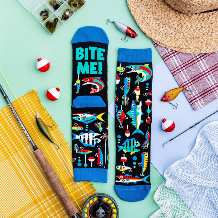 Bite Me Fishing Socks