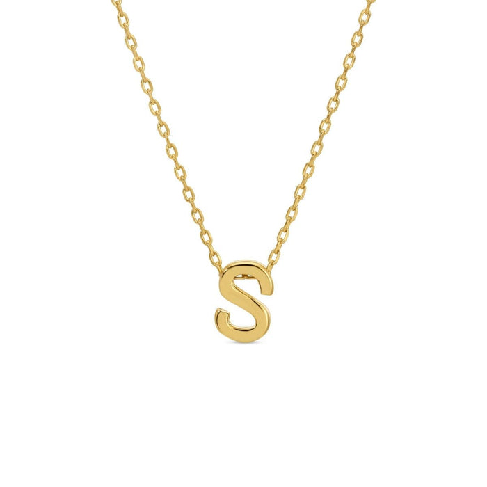 Small Initial Necklace