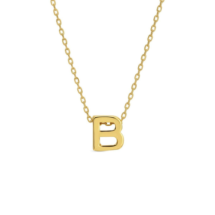 Small Initial Necklace