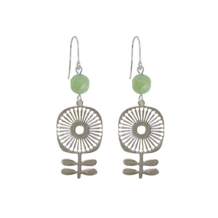 Happy Flower Quartz Earrings