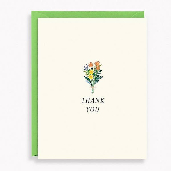 Mini Bouquet Thank You Card Set