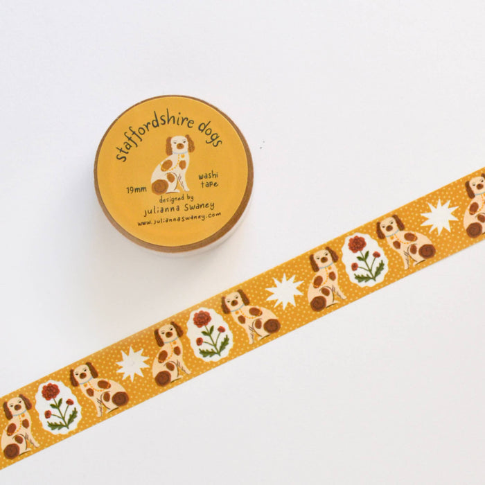 Staffordshire Spaniel Washi Tape 19mm