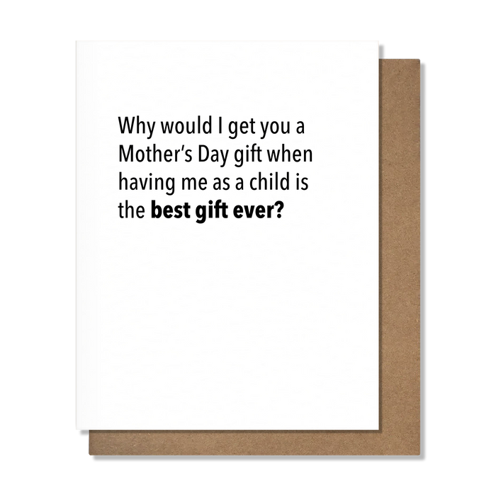 Me As A Child - Mother's Day Card