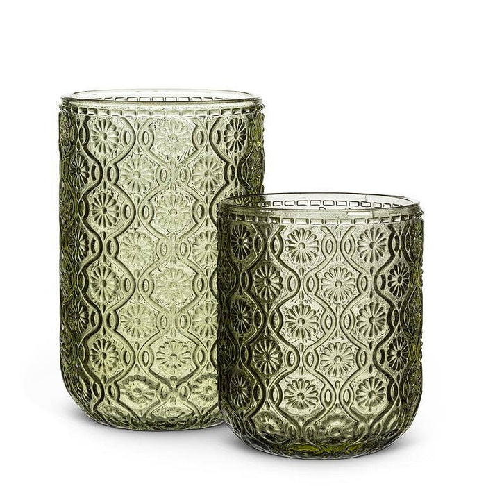 Daisy Tumbler-Olive-3.5"H(10oz)