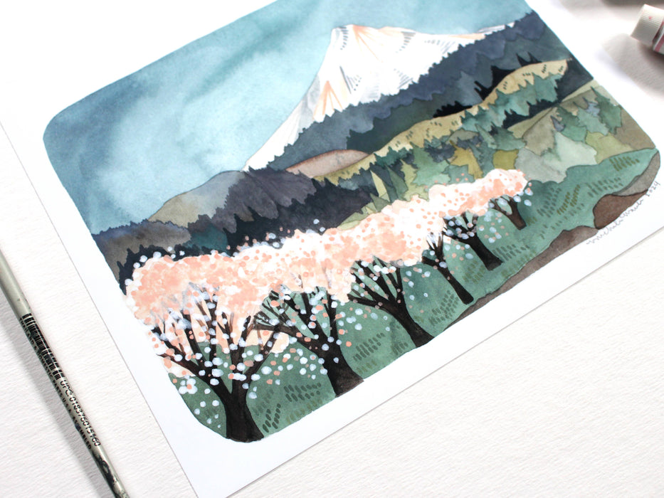 8 x 10" Print - Mt Hood Landscape