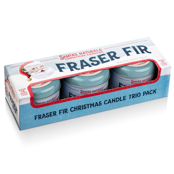 Christmas Candle in Fraser Fir 3.5oz Mini Trio  ($10 each)