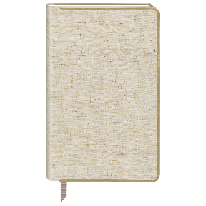 Oatmeal Fabric Hardcover Journal