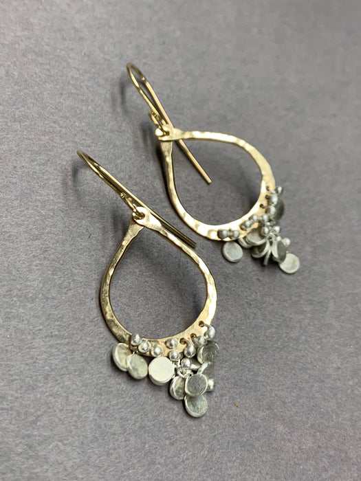 Small Tear Confetti Earrings