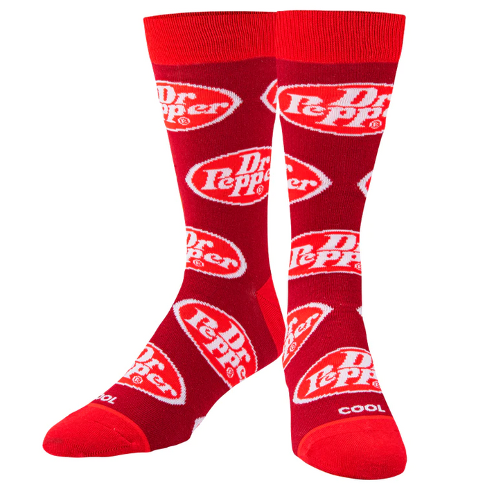 Dr Pepper Vintage Socks - Mens Crew
