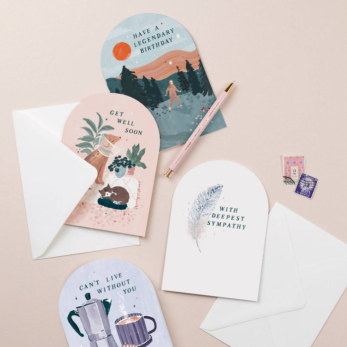 Feather Sympathy Card | Condolences Cards | Greeting Cards