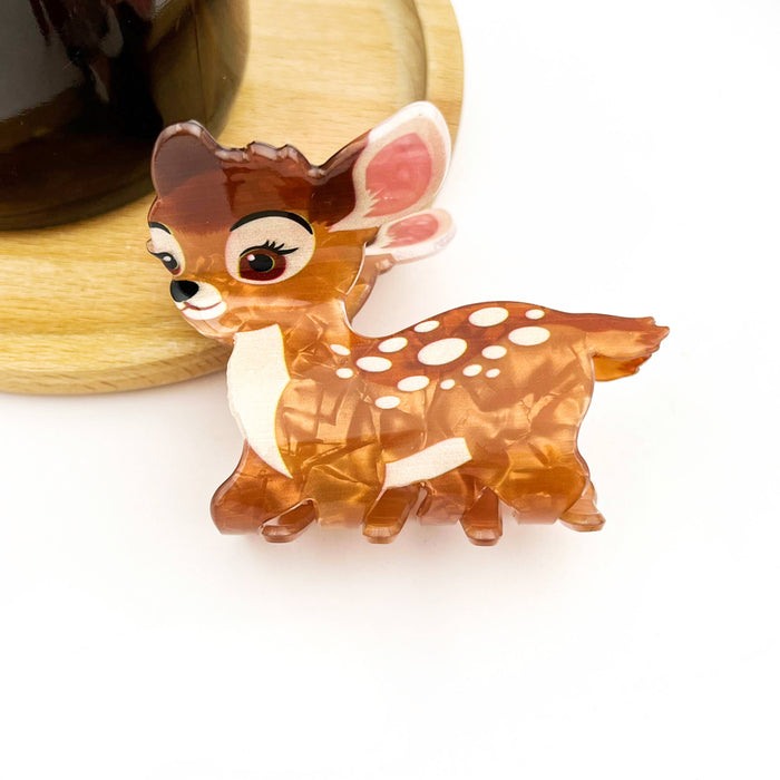 Cute Reindeer Hair Claw Clip